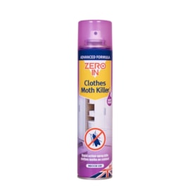 Zero-in Clothes Moth Killer Spray 300ml Zero-in Clothes Moth Killer Spray 300ml