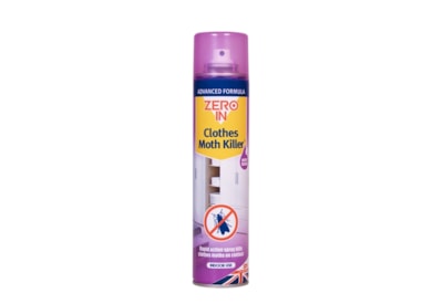 Zero-in Clothes Moth Killer Spray 300ml Zero-in Clothes Moth Killer Spray 300ml
