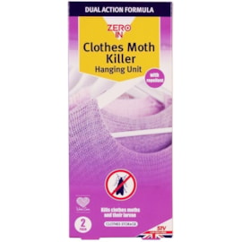 Zero-in Clothes Moth Killer Hanging Unit Twinpack (ZER432)