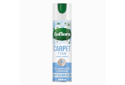 Zoflora Carpet Fresh & Care Foam Linen Fresh 600Ml