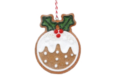 Gisela Graham Resin Gingerbread Christmas Pudding Dec Gisela Graham Resin Gingerbread Christmas Pudding Dec