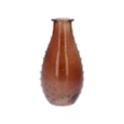 Gisela Graham Dimple Glass Pear Bud Vase Dark Amber 14cm Gisela Graham Dimple Glass Pear Bud Vase Dark Amber 14cm